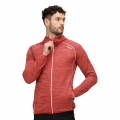 Regatta Fleece Jacket Yonder Hoody (durable, stretchy) red Men